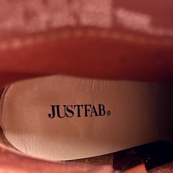 JUSTFAB Rust Orange Suede Lissa Harness Bootie Size 9.5 US/UK 7.5/EU  40.5 - Picture 9 of 9